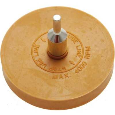 Disco de goma para limpiar el adhesivo