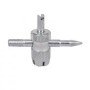 Llave para válvula de rueda con grifo y matriz