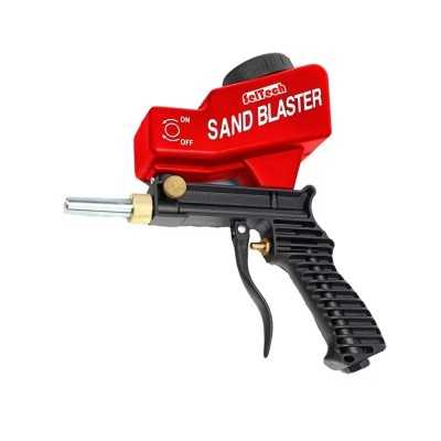 Pistola de chorro con depósito
