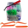 Juego de 470 clips de plástico + 5 herramientas