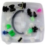 Juego de 470 clips de plástico + 5 herramientas