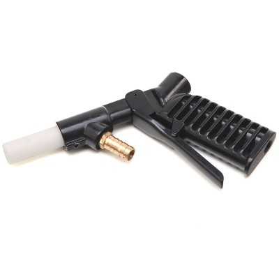 Pistola para la chorreadora con sistema de aspiracion