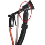 Soporte para cepillo de chorreadora de arena con sistema de aspiración