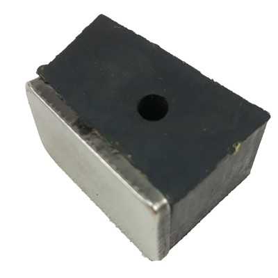 Tapón para pistola de chorro de arena con solapa