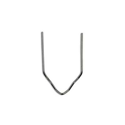 Juego de 100 grapas en V Int.-0,8 mm para reparación de plástico